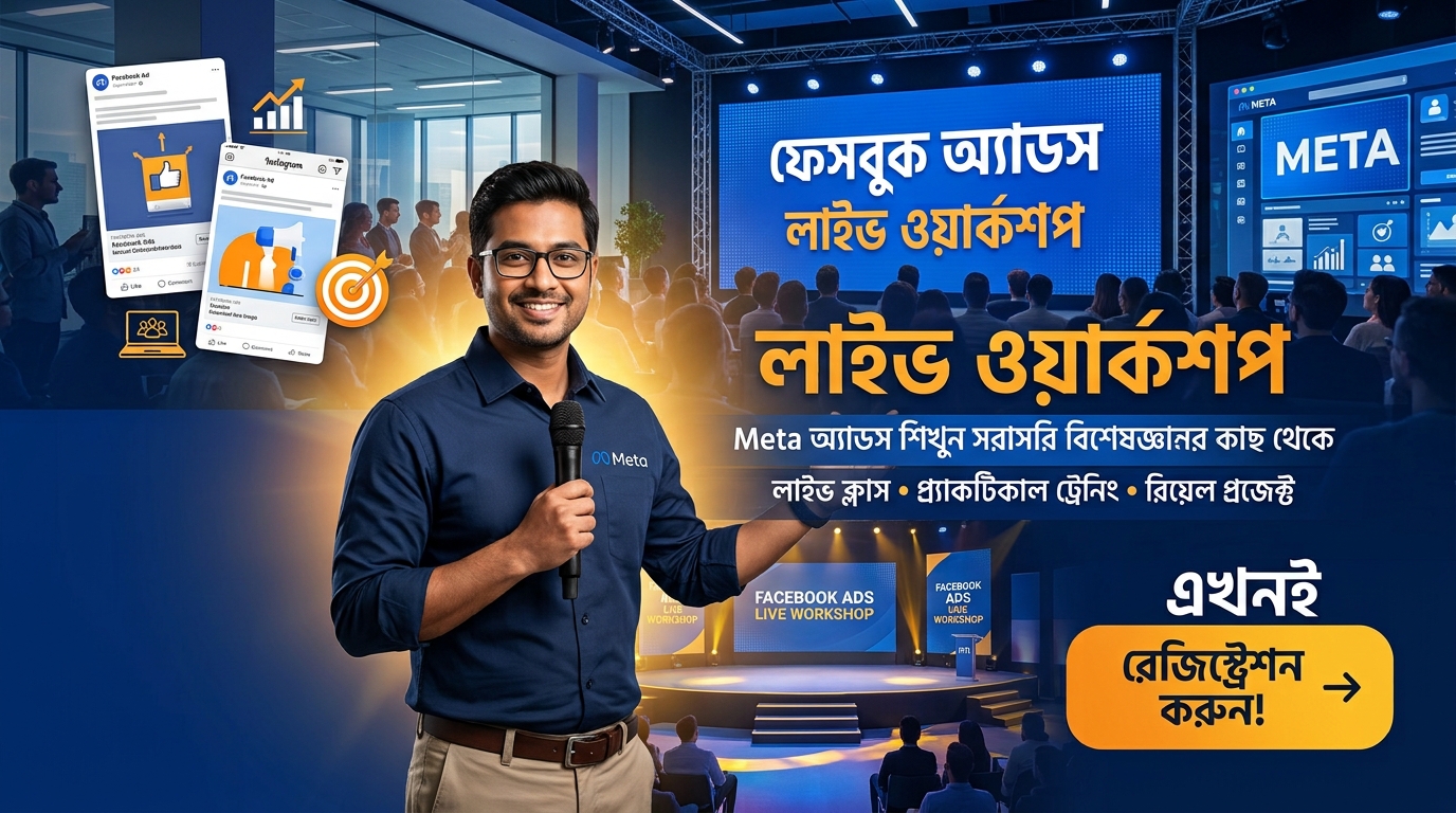 ফেসবুক অ্যাডস লাইভ ওয়ার্কশপ